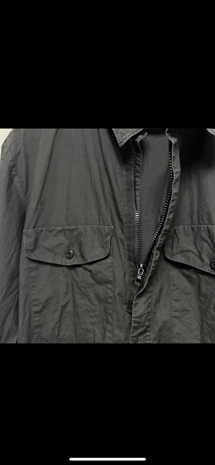 [정품/XL] 스톤아일랜드 차콜블랙 오버셔츠 자켓 상품이미지4