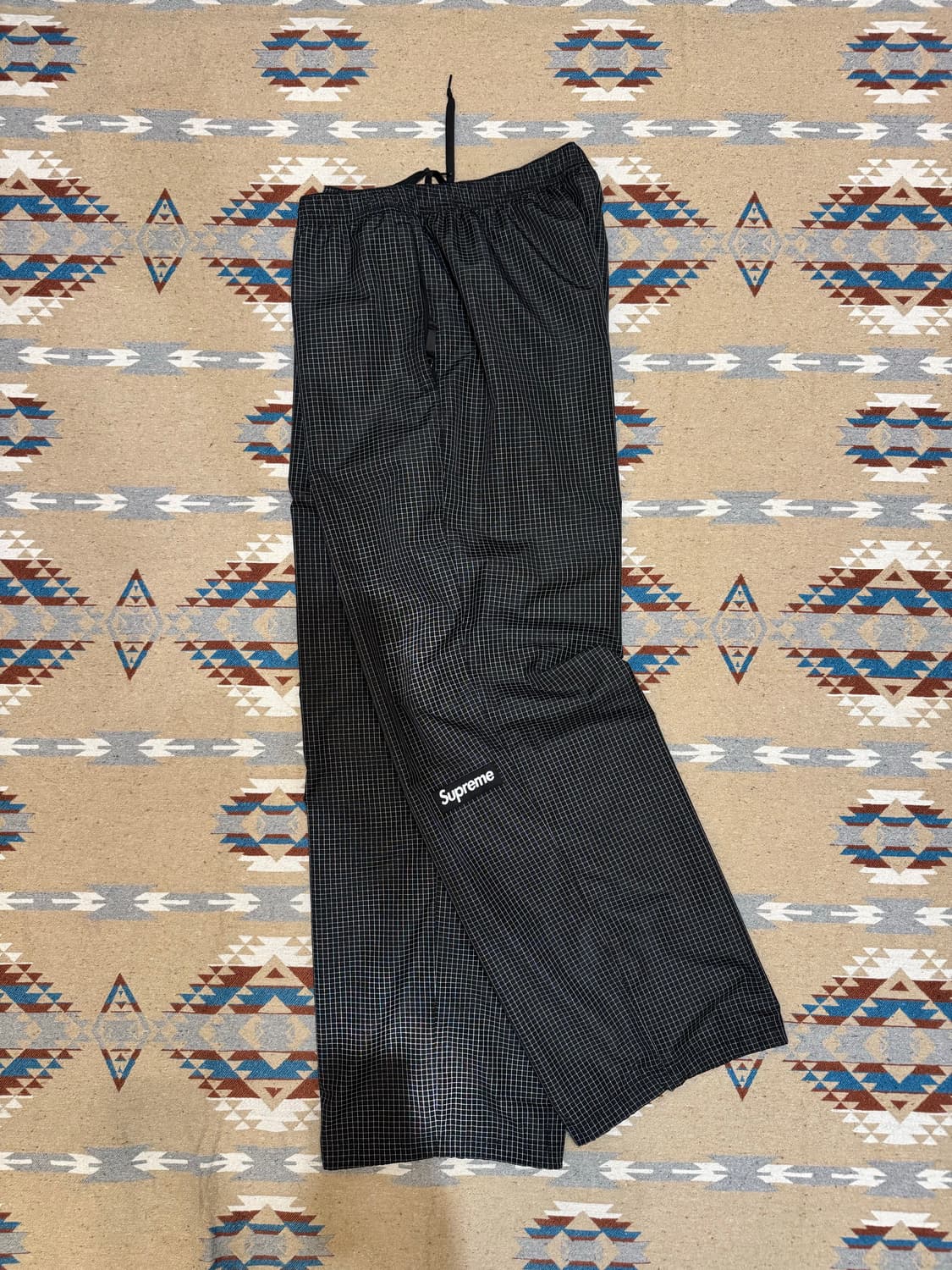 [XL] 슈프림 리플렉티브 립스탑 트랙 팬츠 블랙 - 25SS 상품이미지6