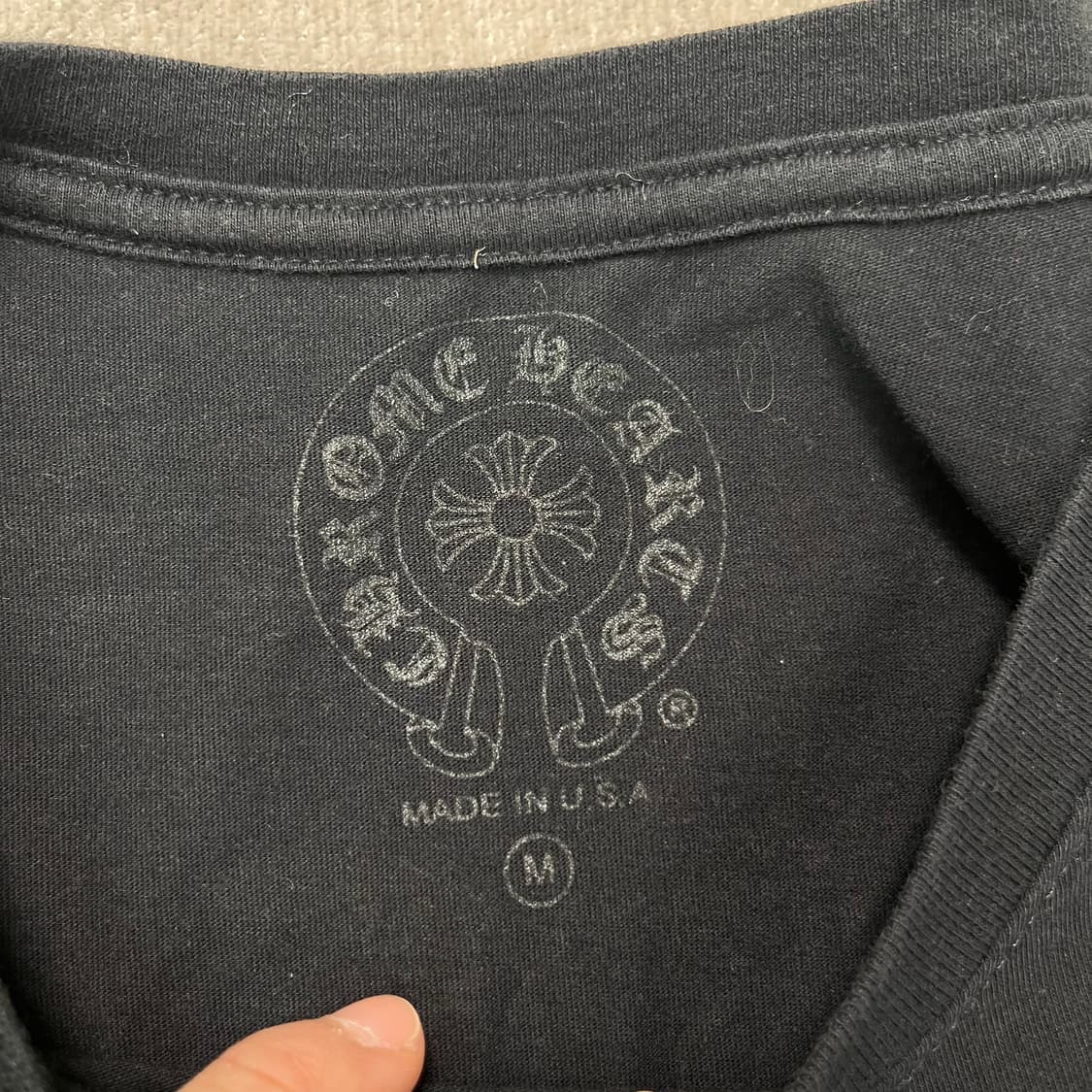 100 크롬하츠 홀스슈 롱슬리브 티셔츠 상품이미지4