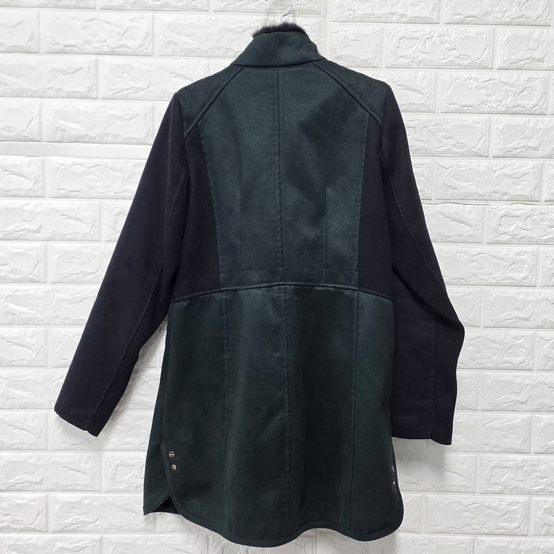 택포) Zishen 내피 여우 퍼 100% 코트 상품이미지4