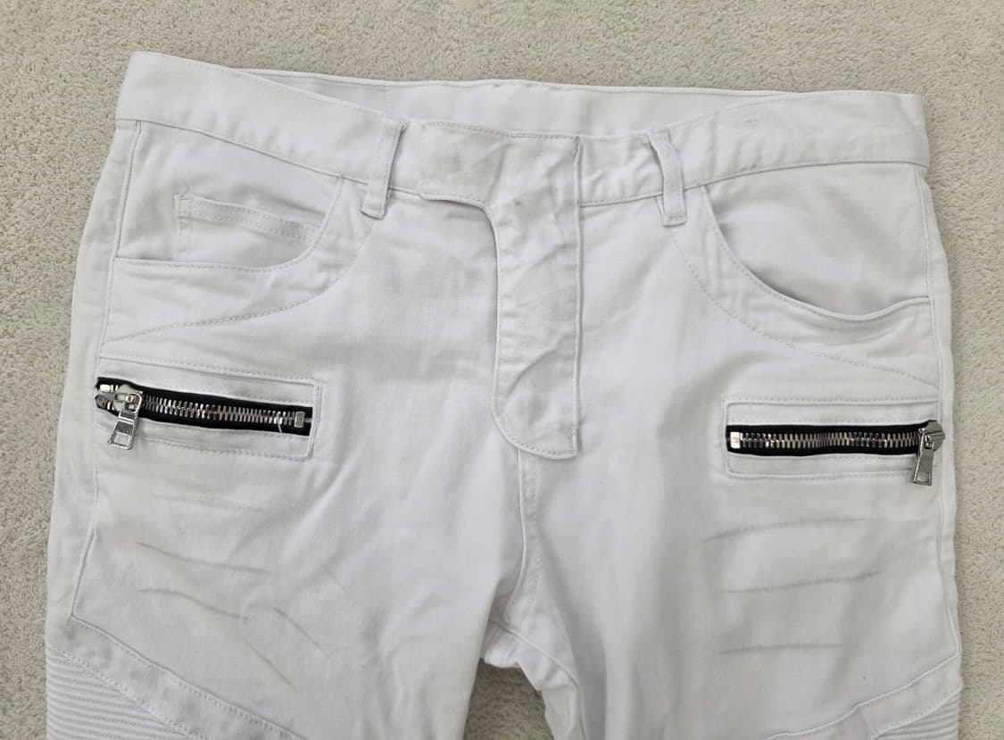 [정품] 발망 더티워싱 슬림 바이커진.  
싸이즈 35 상품이미지2