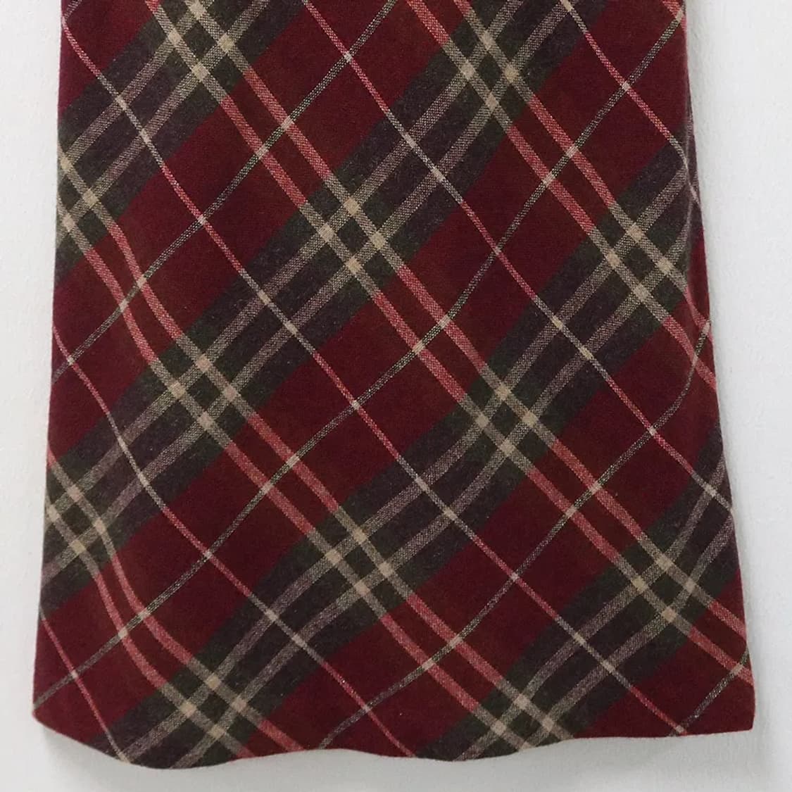 V.G.D 울혼방 체크 롱 스커트 63343 상품이미지4