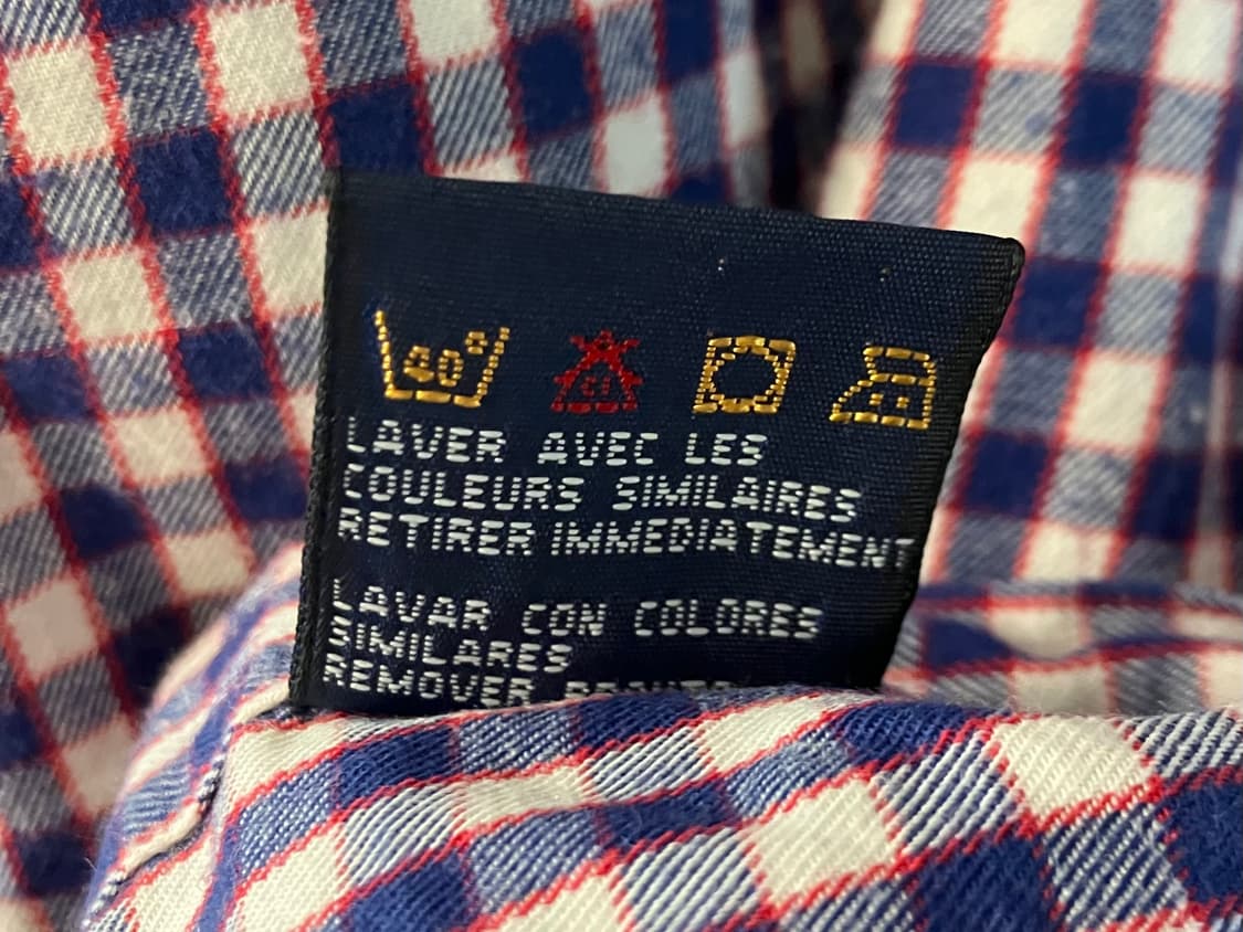 빈티지 90s Tommy Hilfiger 타미힐피거 체크 셔츠 L 105 상품이미지5