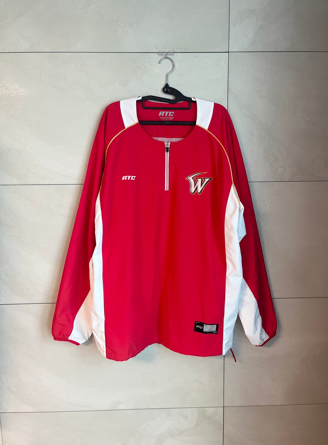 [3XL] SK와이번스/쓱 랜더스 왕조 선수용 아노락 바람막이 웜업 상품이미지1