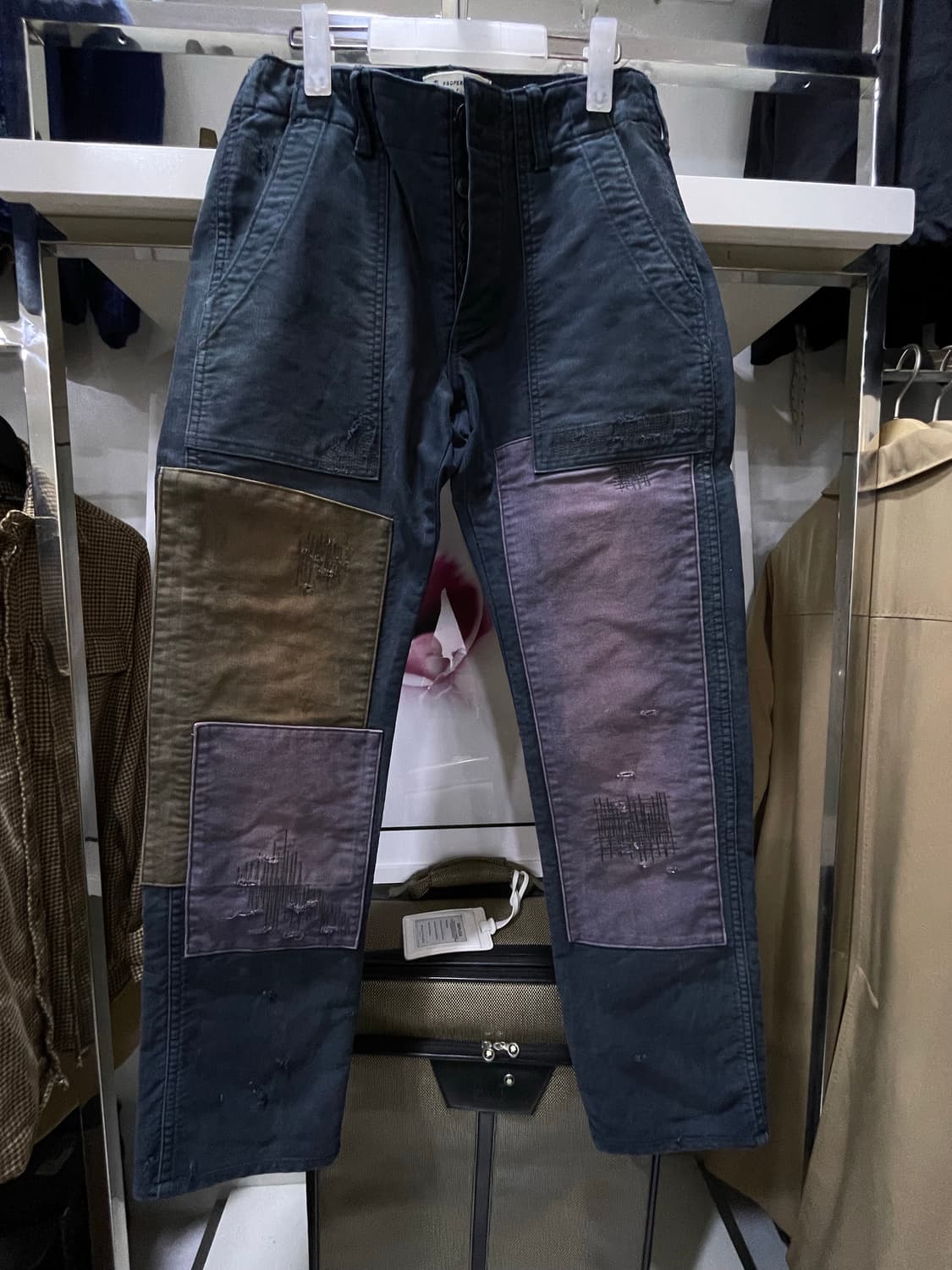 폴로랄프로렌(DS)/퍼플녹워싱패치 디스트레스드팬츠 상품이미지1