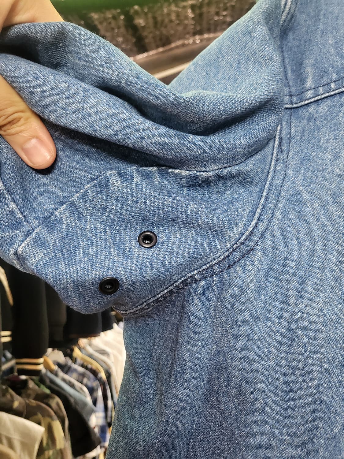 엘엘빈 usa 90s 필드 코트 청자켓 상품이미지7