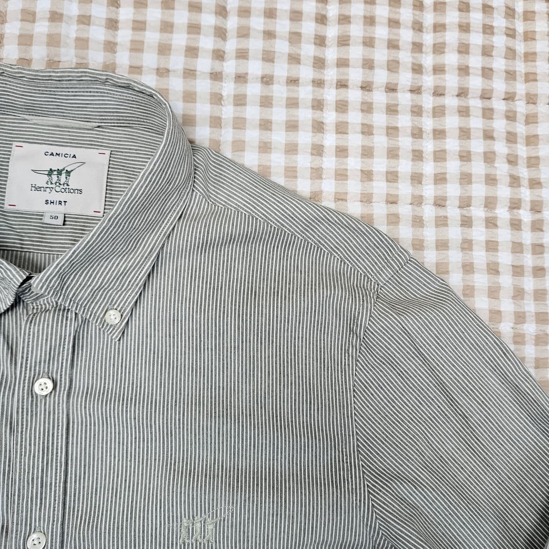 헨리코튼 긴소매 셔츠 남자100 상품이미지3
