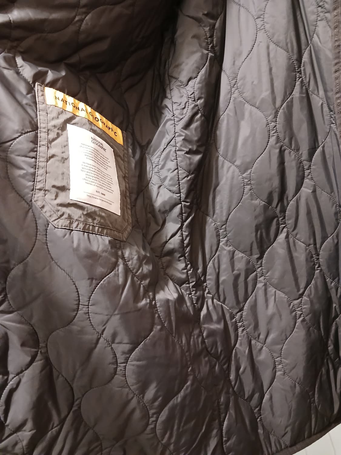 내셔널지오그래픽 정품 남성 뽀글이 롱 가디건 105 (XL) 사이즈 상품이미지3