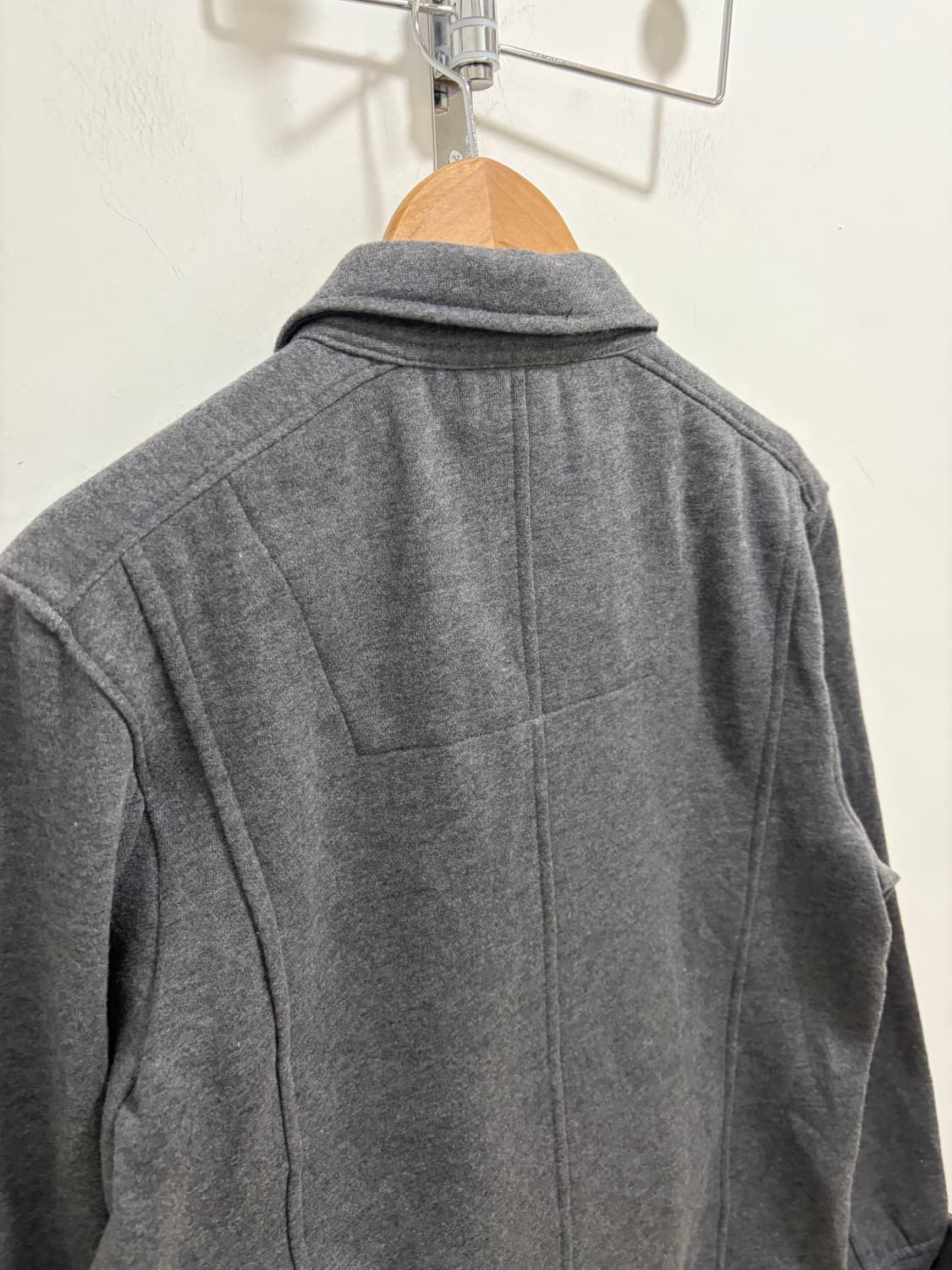 그레이 도트 더블자켓 숏코트 상품이미지7