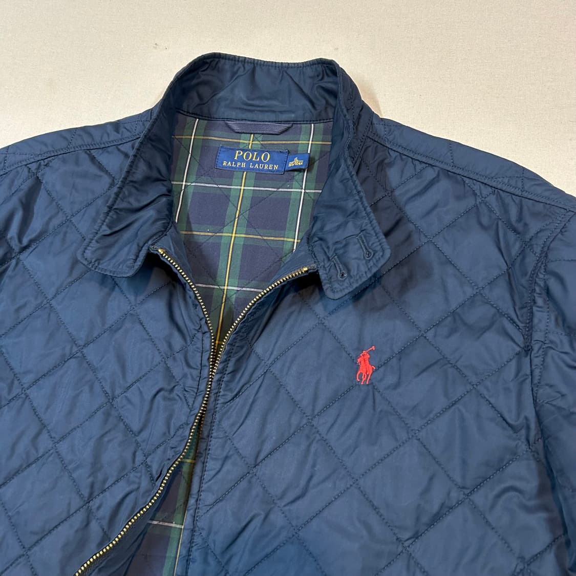 XL) 폴로 랄프로렌 네이비 퀼팅 자켓 상품이미지3