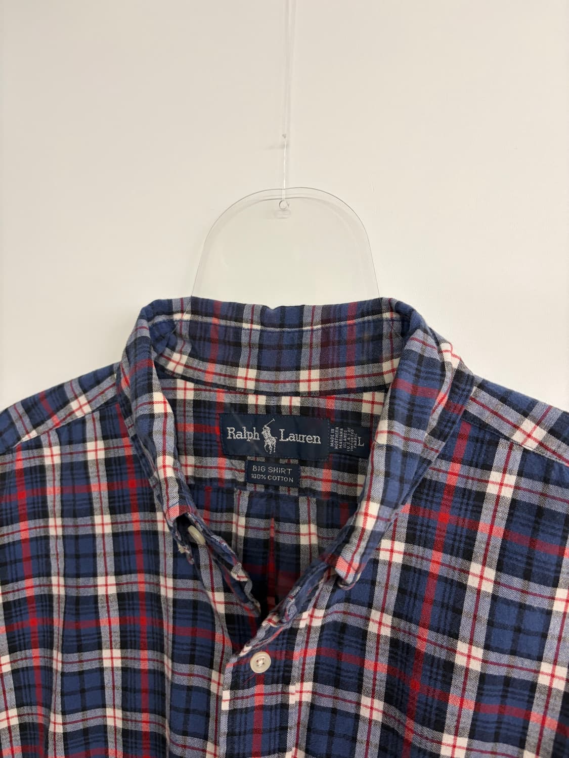 90s 폴로 랄프로렌 빅셔츠 L 상품이미지2