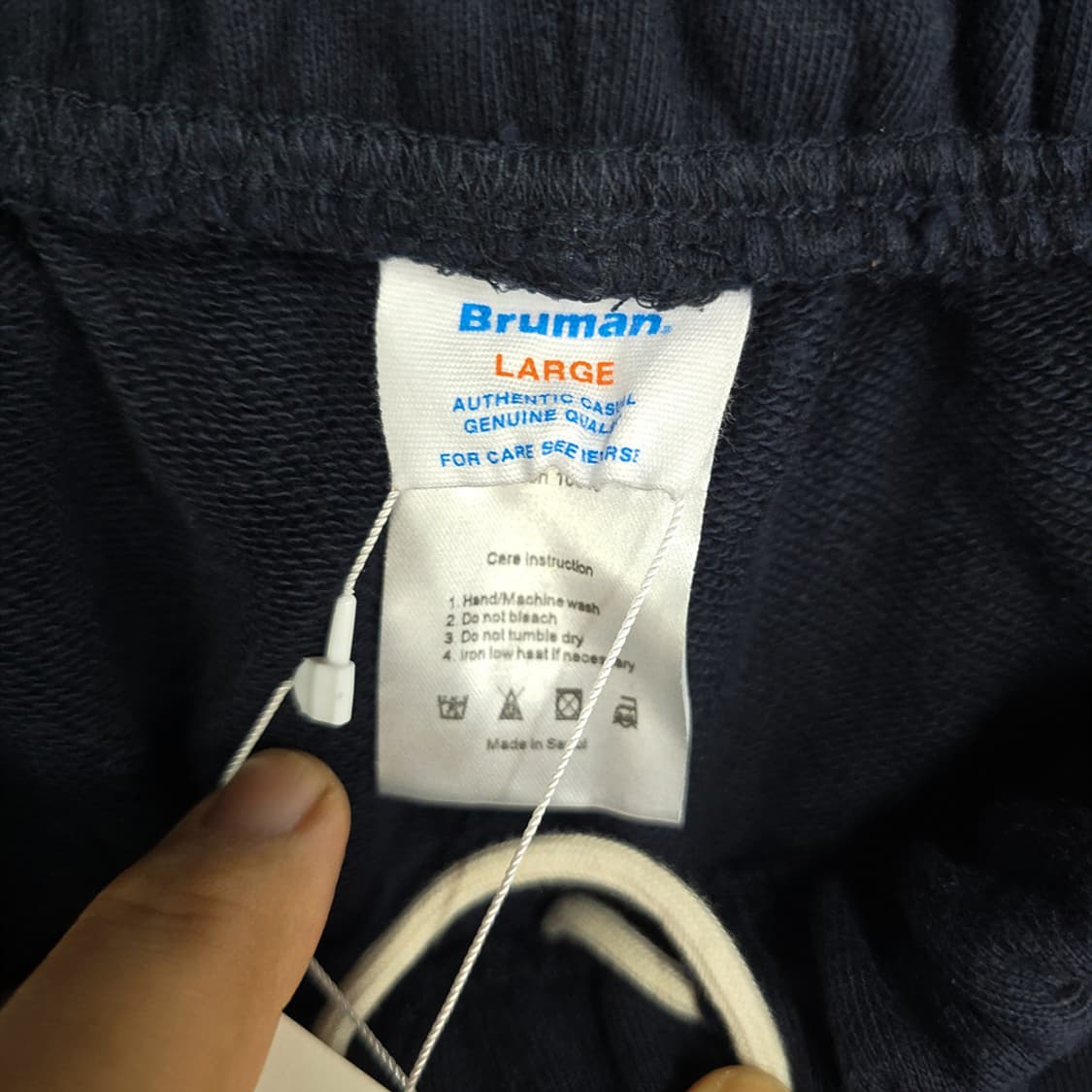 브루먼(Bruman) 코튼 스웨트 조거팬츠 L 상품이미지7