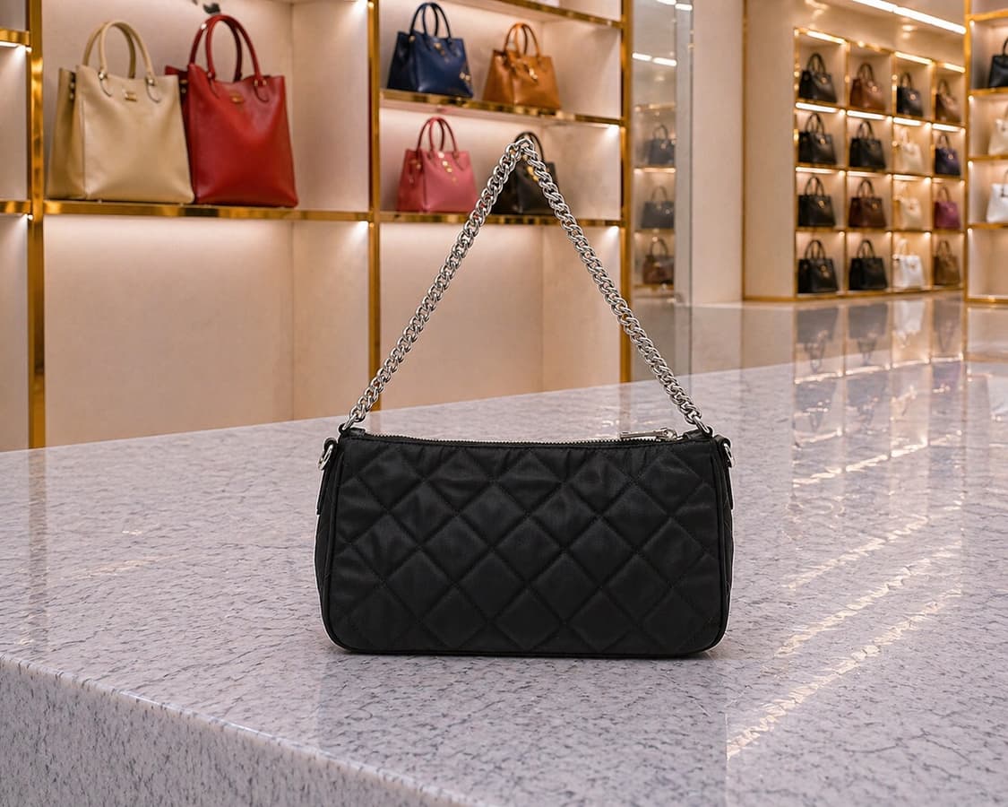 [A급] 프라다 퀼팅 나일론 숄더백 판매합니다!!! 상품이미지2