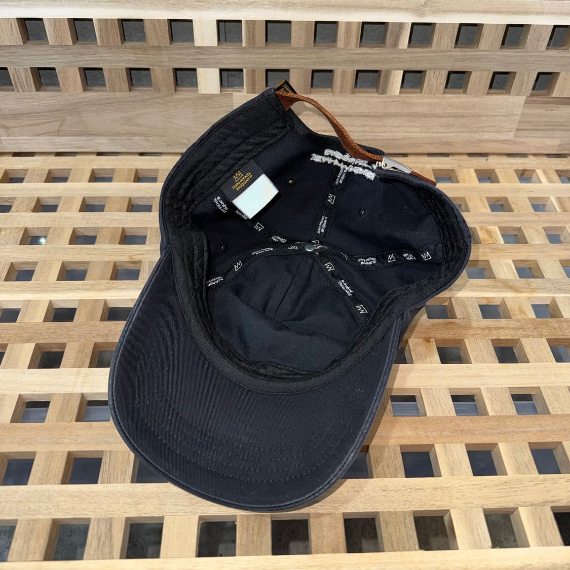 장미셸 바스키아 레더스트랩 캡 상품이미지4