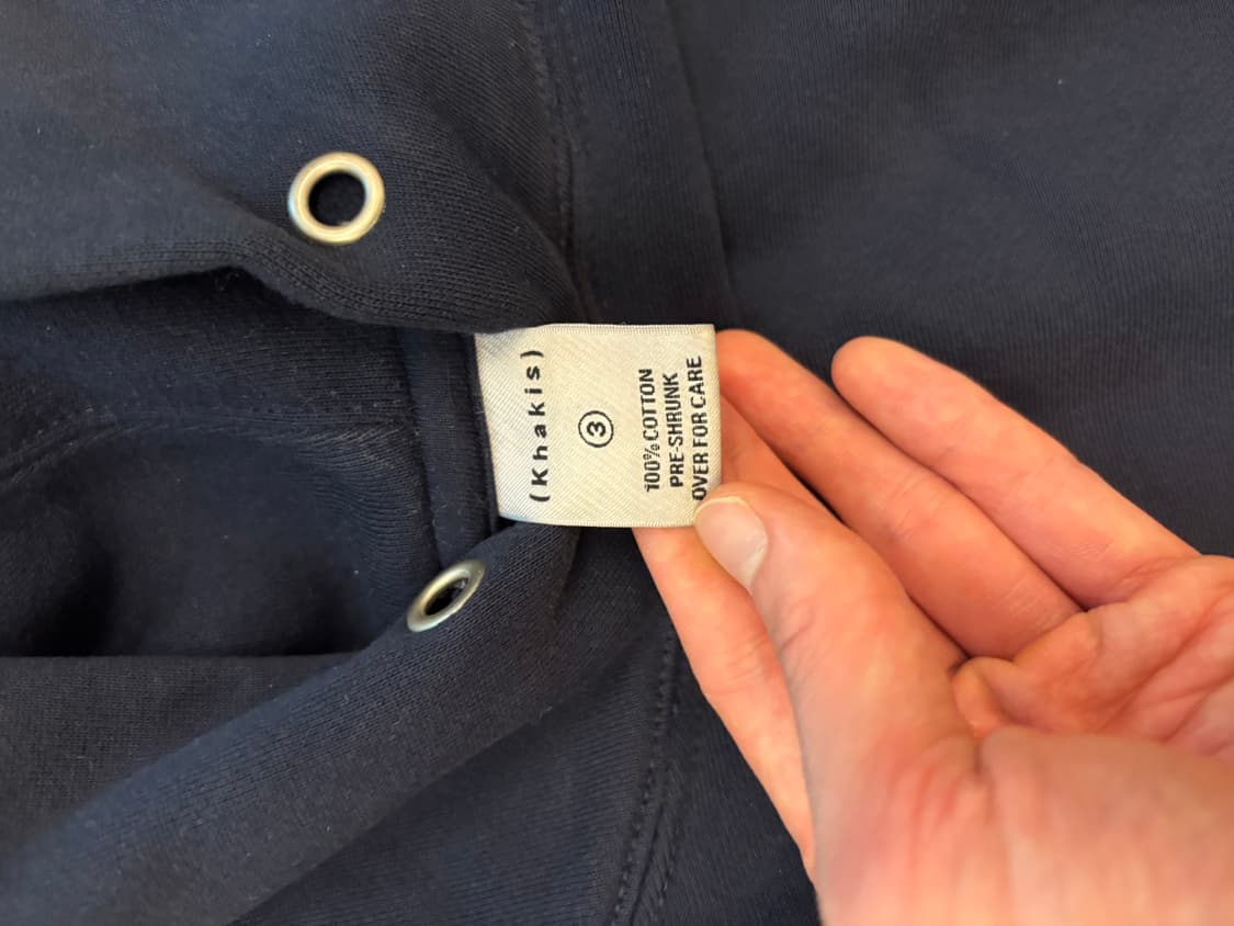 카키스 khakis 선페이드 후드 네이비 3 상품이미지2