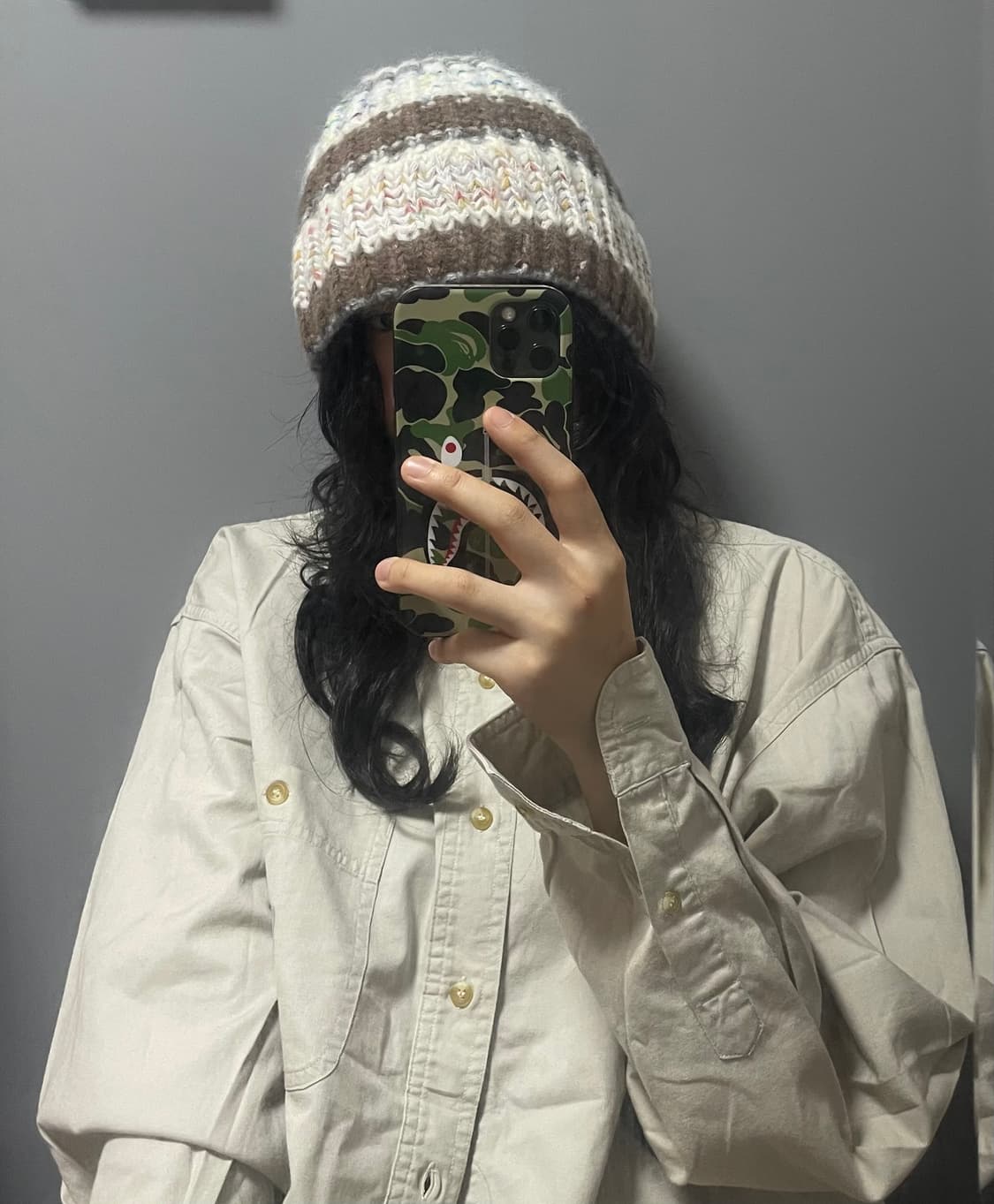 비니 (착샷 O) #모리걸 #아일렛 #노르딕 #뜨개 #단추 #레이스 상품이미지2