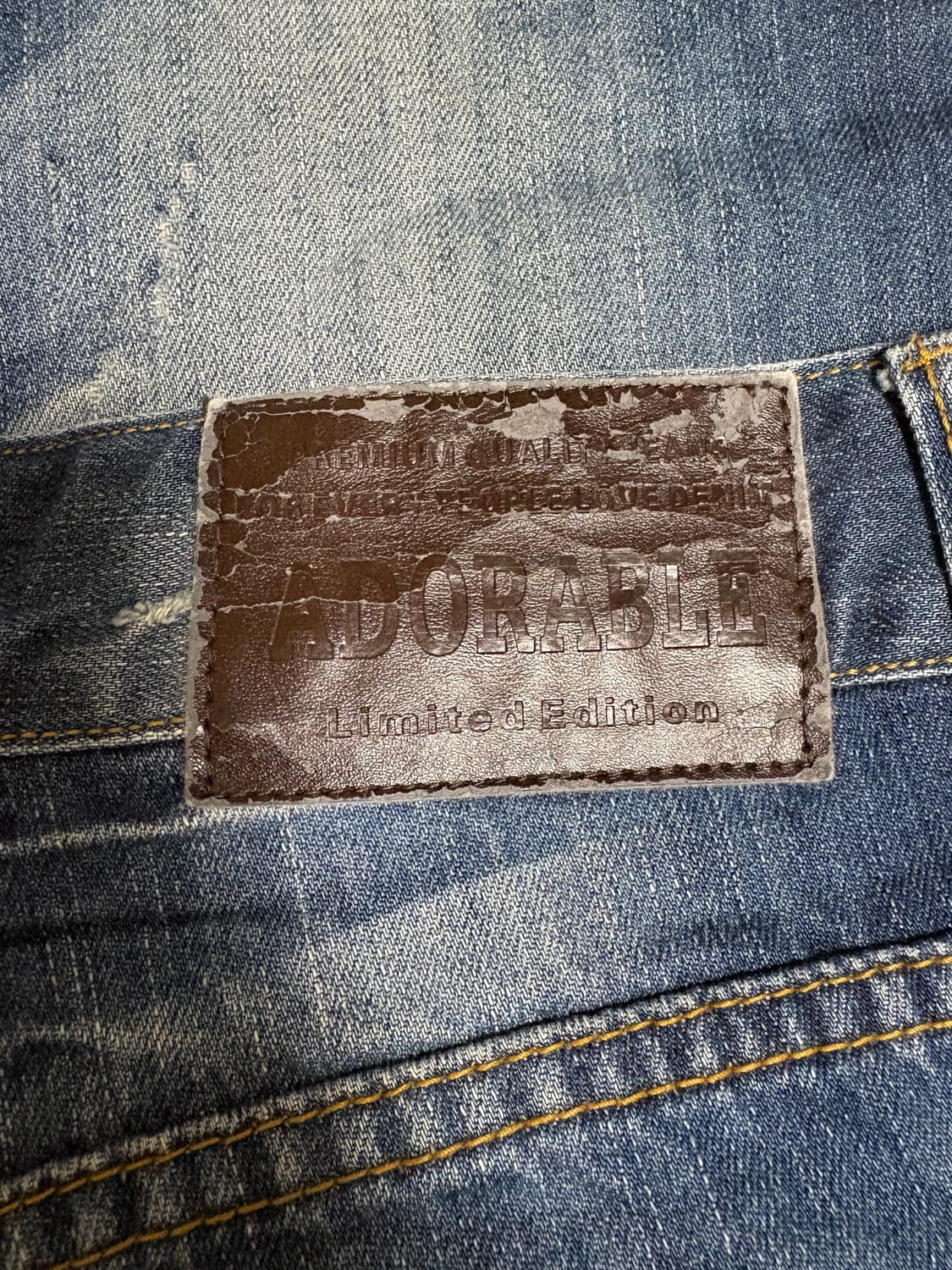 Adorable GASHOLE jeans 상품이미지4