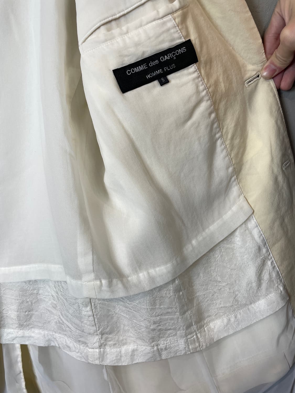 14ss 꼼데가르송 옴므 플러스 블레이저 상품이미지7