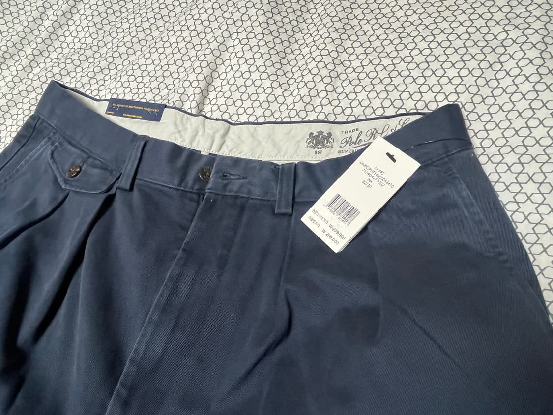 폴로 휘트먼 치노 네이비 새상품 (32/30) 상품이미지3