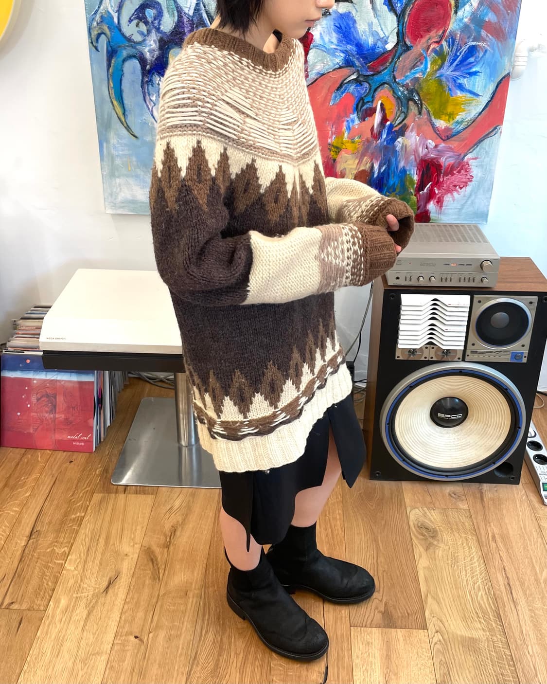 [M] 마르지엘라 h&m 노르딕 니트 스웨터 상품이미지4