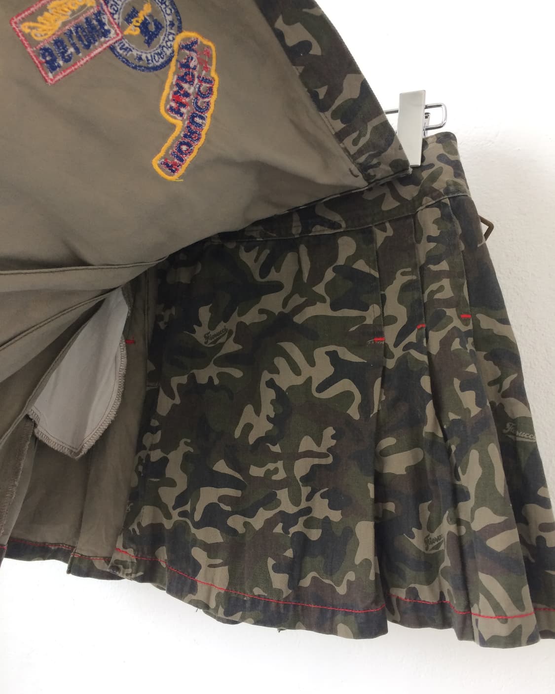 belted camo pattern mini skirt 상품이미지3