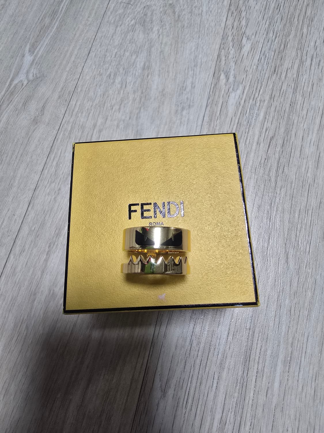 펜디 로고 반지 새상품 남녀공용 상품이미지1