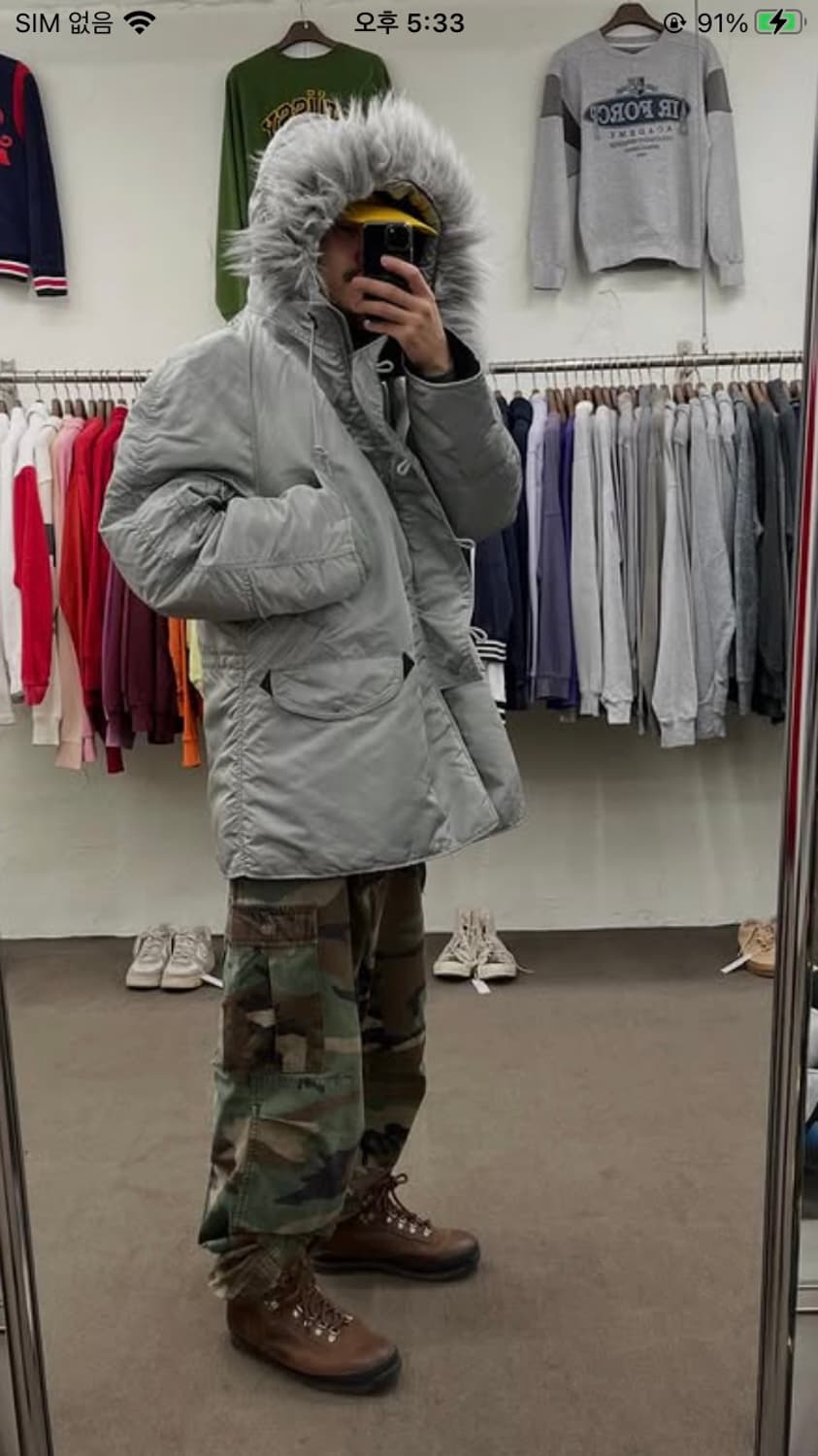 90s 알파 인더스트리 USA made N3B 상품이미지8