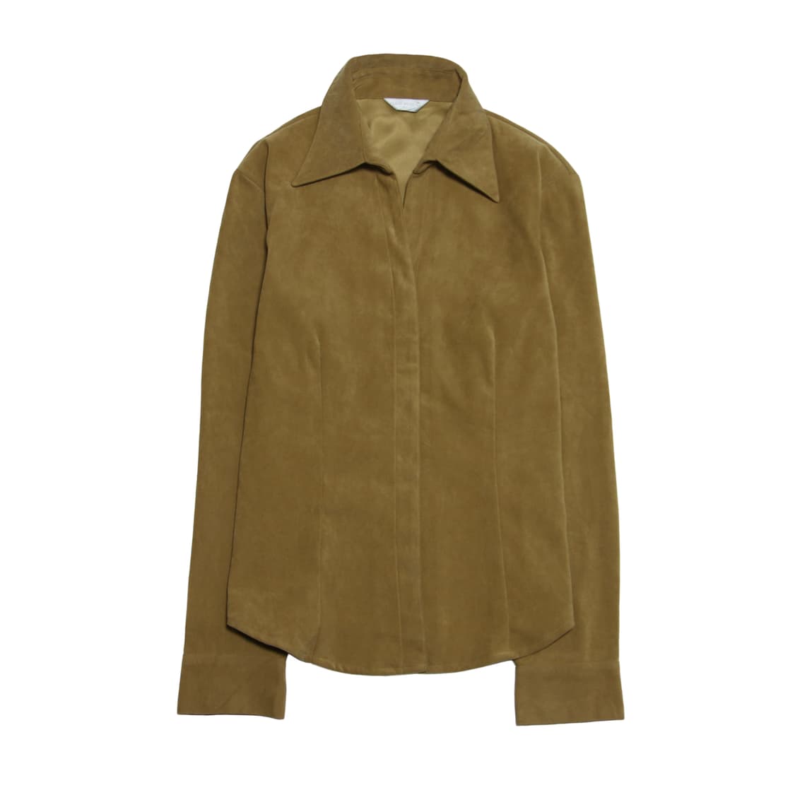 Mustard Suede shirts 상품이미지1