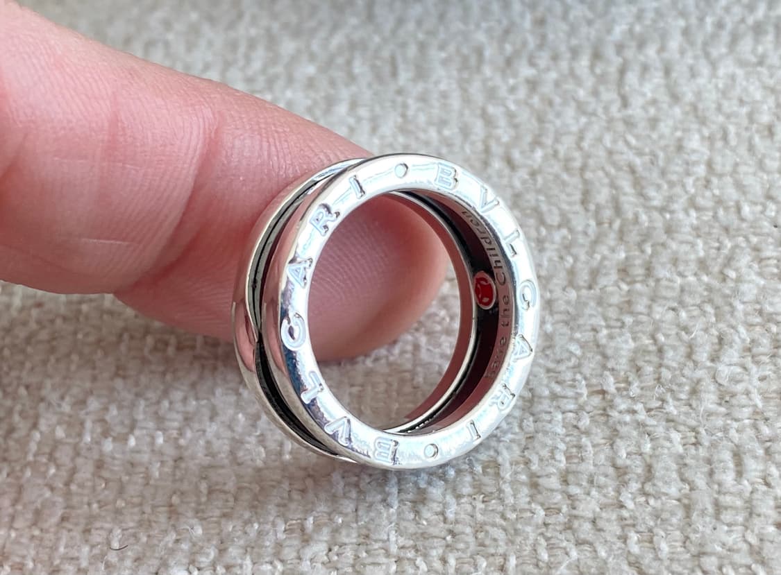 불가리 세이브더칠드런 반지 52호 스털링 실버 상품이미지5