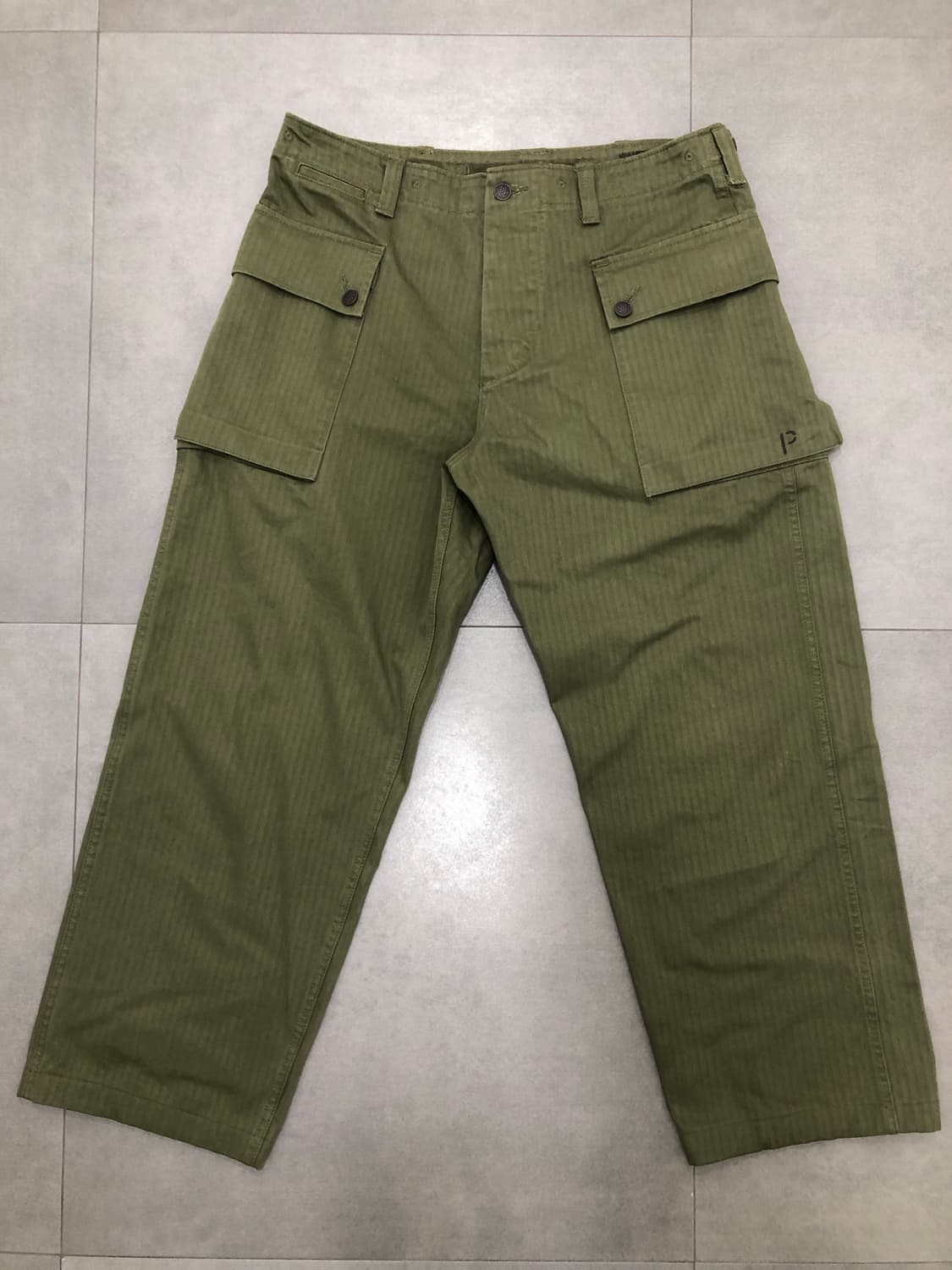 폴로 랄프로렌 hbt 헤링본 몽키 팬츠 밀리터리 카고 미군 34 상품이미지1