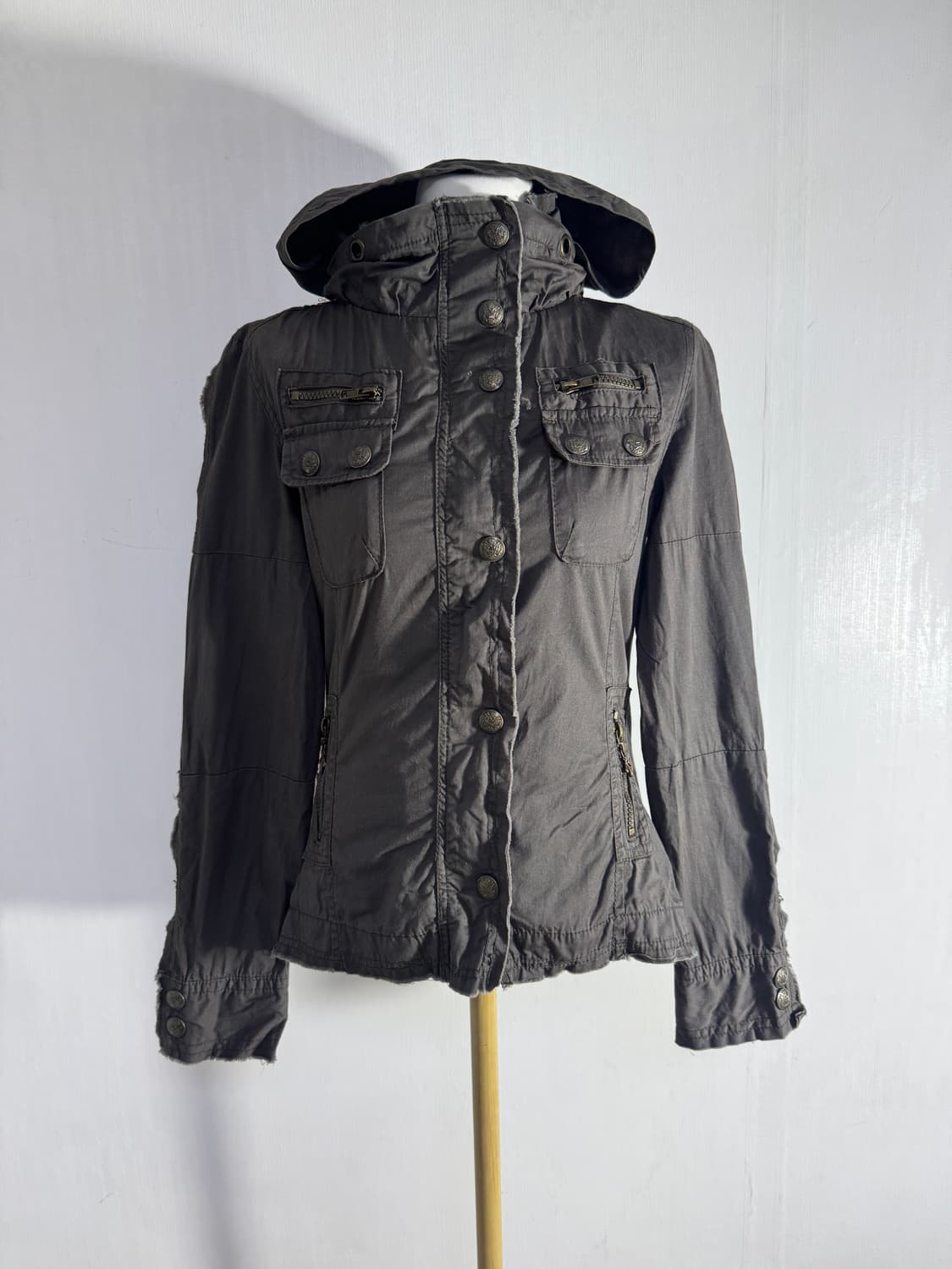 Sky bomber 보노 타입 밀리터리 후드 자켓 y2k lgb goa 상품이미지2