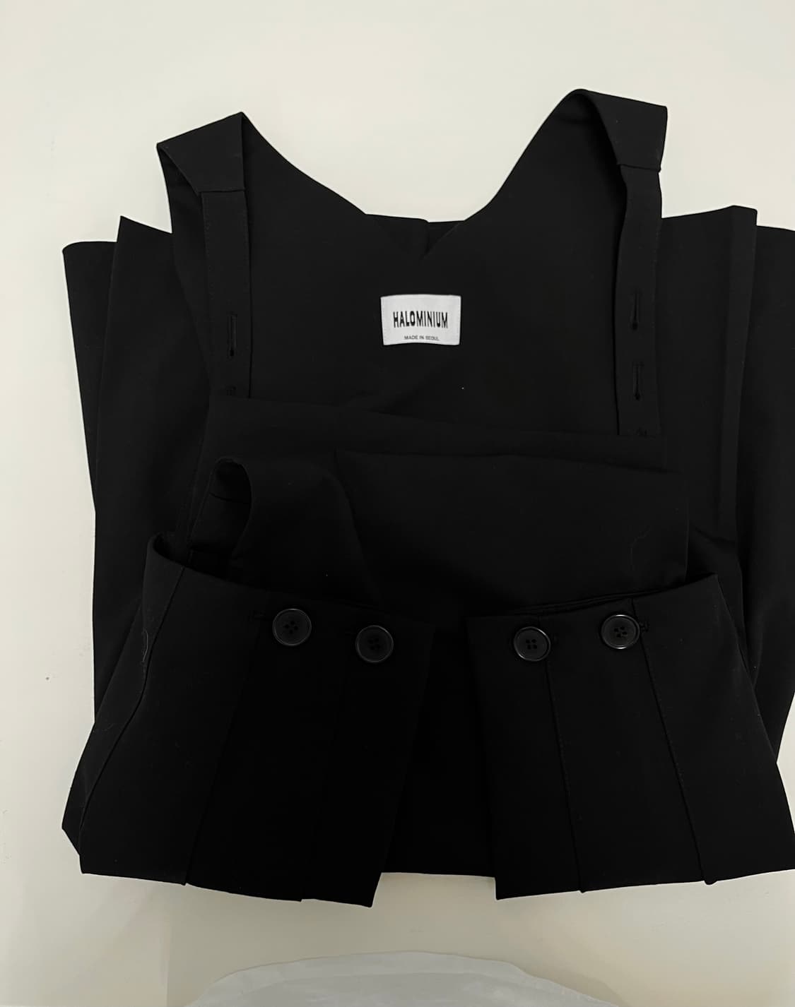 할로미늄 스쿨 드레스 블랙 상품이미지4