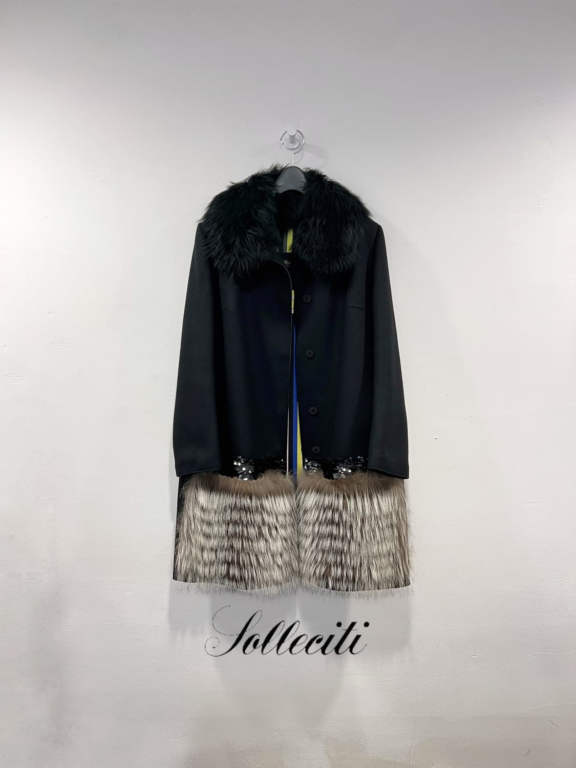 Solleciti 솔레시티 캐시미어울 코트 상품이미지1