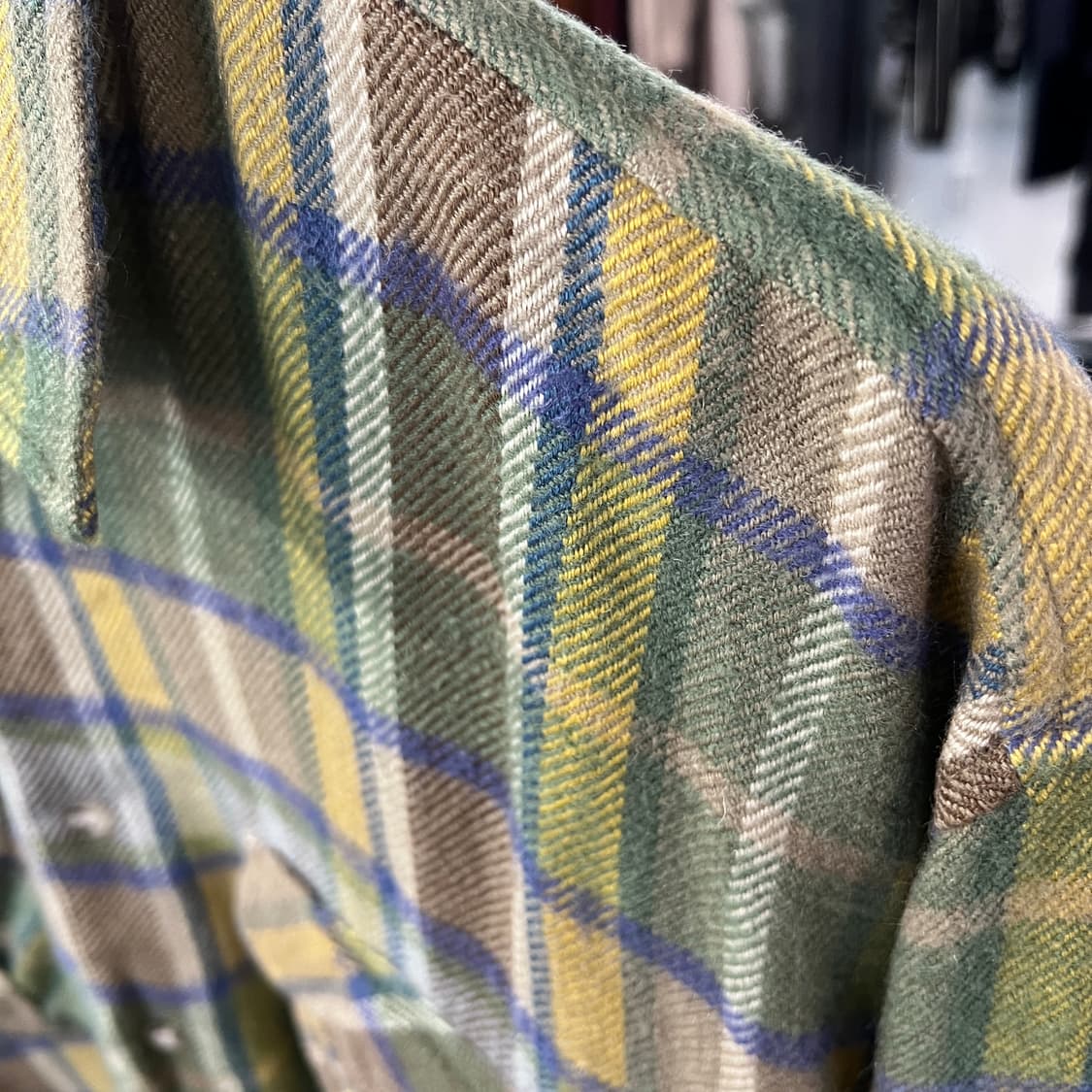 [M] 90s Bossbat 플란넬셔츠 상품이미지3