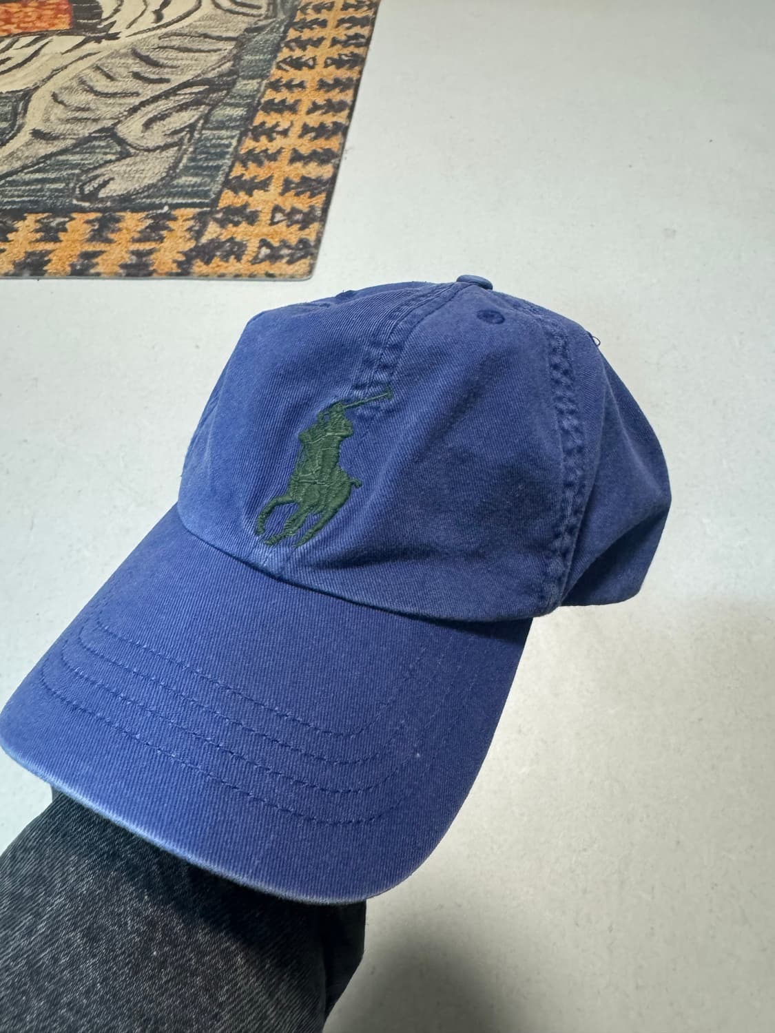 폴로 랄프로렌 빅포니 자수로고 페이딩 빈티지 볼캡 모자 스냅백 상품이미지1