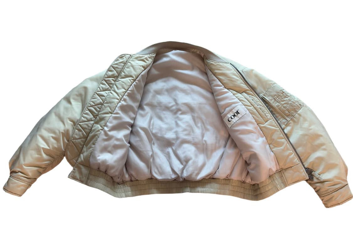 쿠어 MA-1 항공점퍼 베이지 (L) 상품이미지2