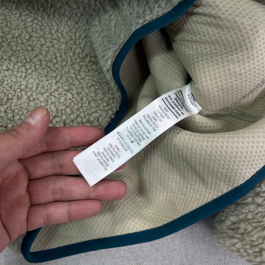 100 파타고니아 레트로 X 펠리컨 그린 플리스 자켓 상품이미지5