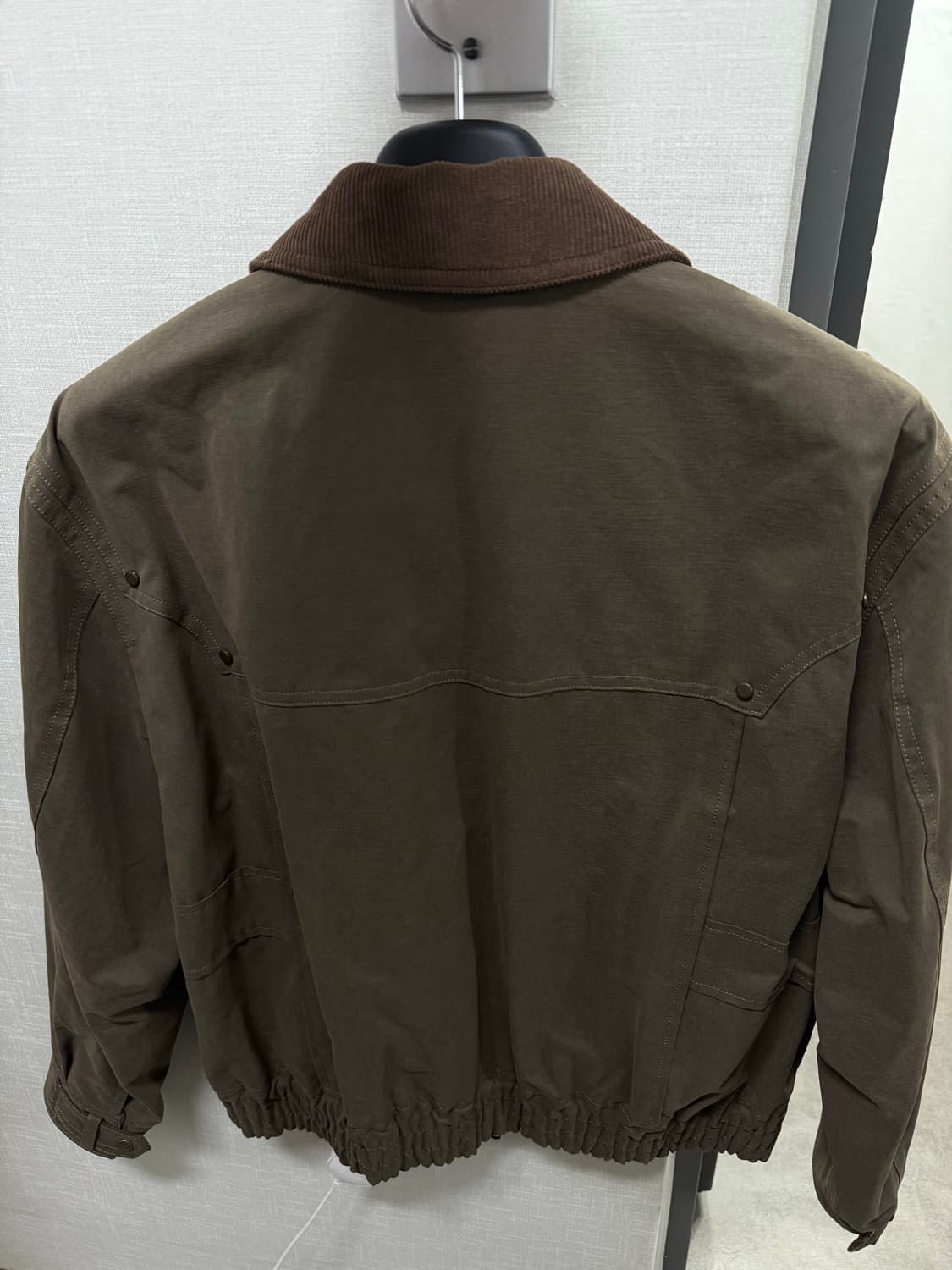 [44] 엘무드 체스터 헌팅 블루종 자켓 카키 상품이미지2