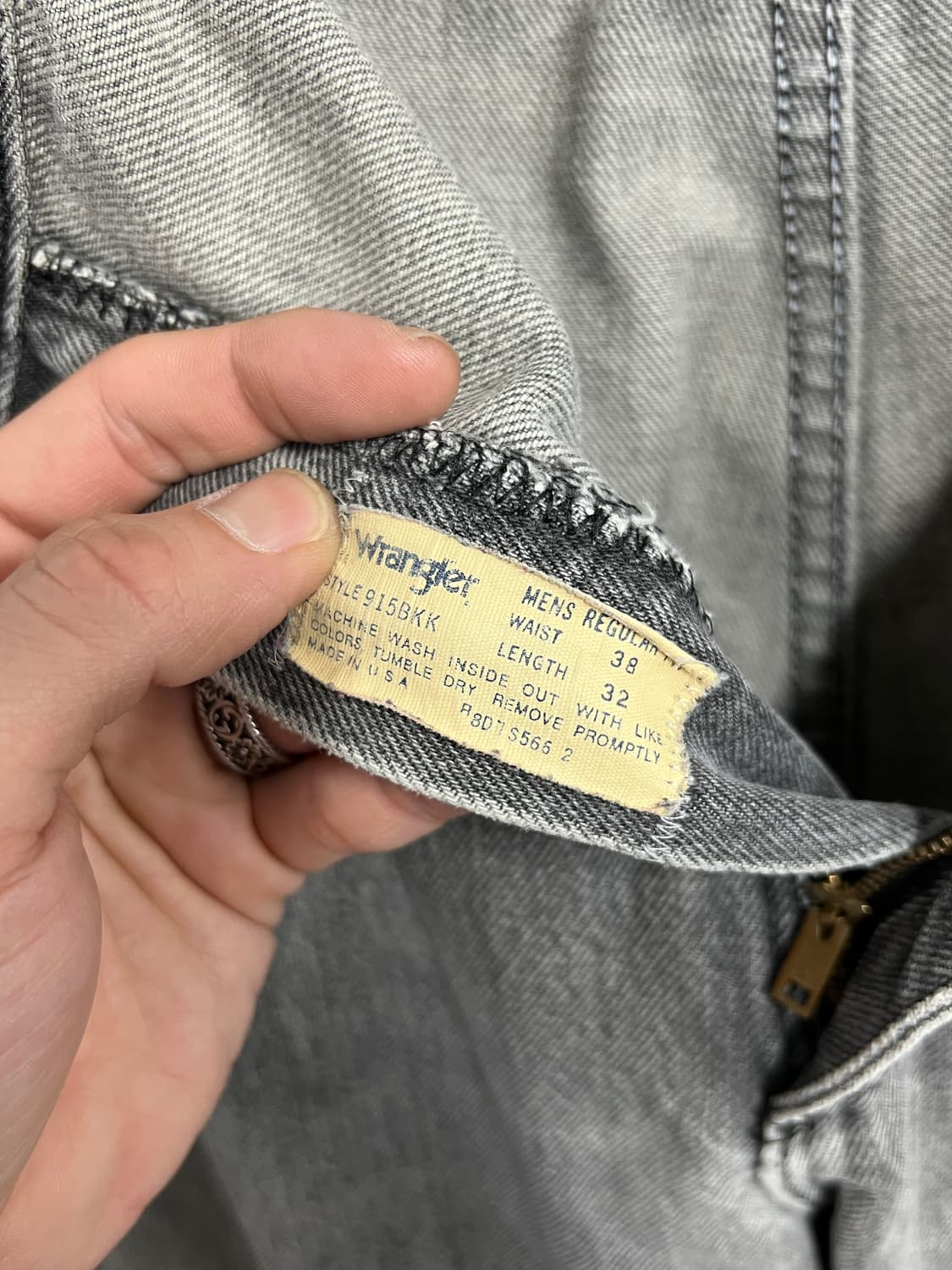 Wrangier 랭글러 레귤러핏 워시드 데님 팬츠 상품이미지5