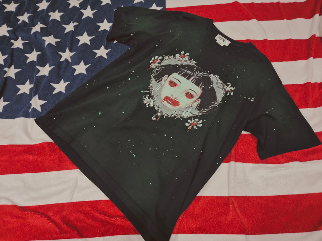 Kidill 키딜 걸페이스 반팔 티셔츠 상품이미지1