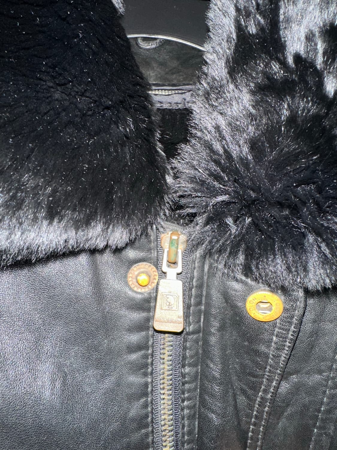 빈티지 양가죽 블루종 점퍼 남자 M사이즈 상품이미지5