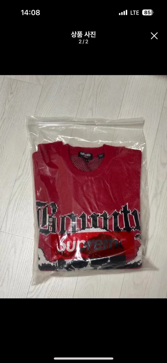 슈프림 바운티 헌터스 니트 레드 XL 상품이미지2