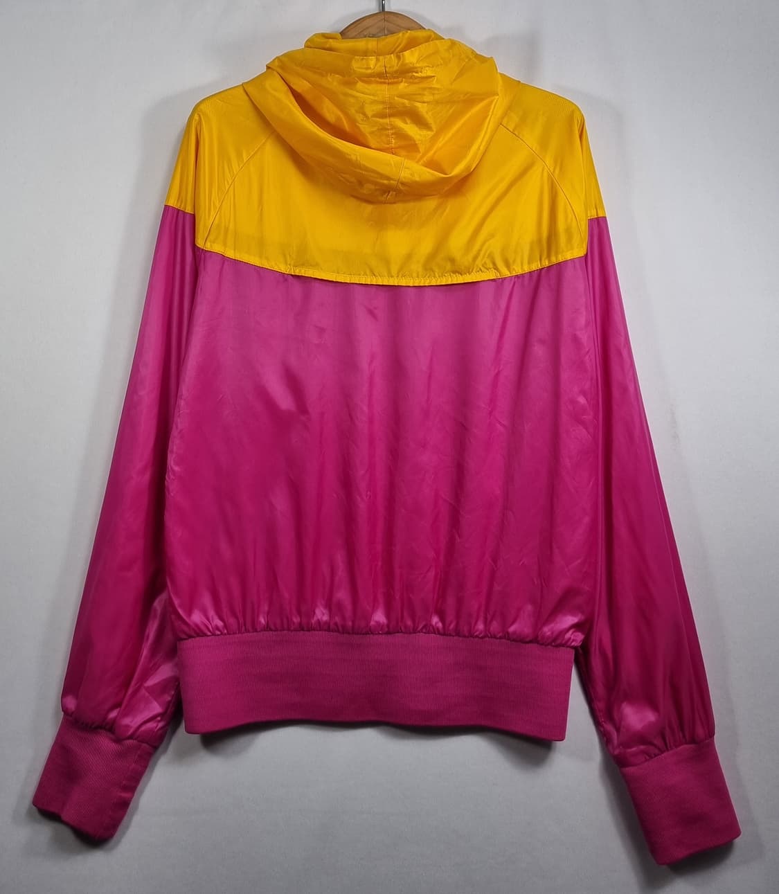 M (66) 나이키 핑크+옐로우 바람막이 윈드러너 상품이미지2