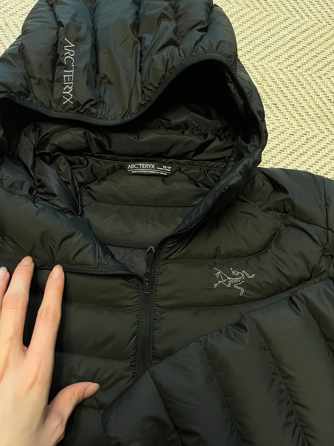 아크테릭스 세륨 후디 우먼 xs (새상품) 상품이미지3