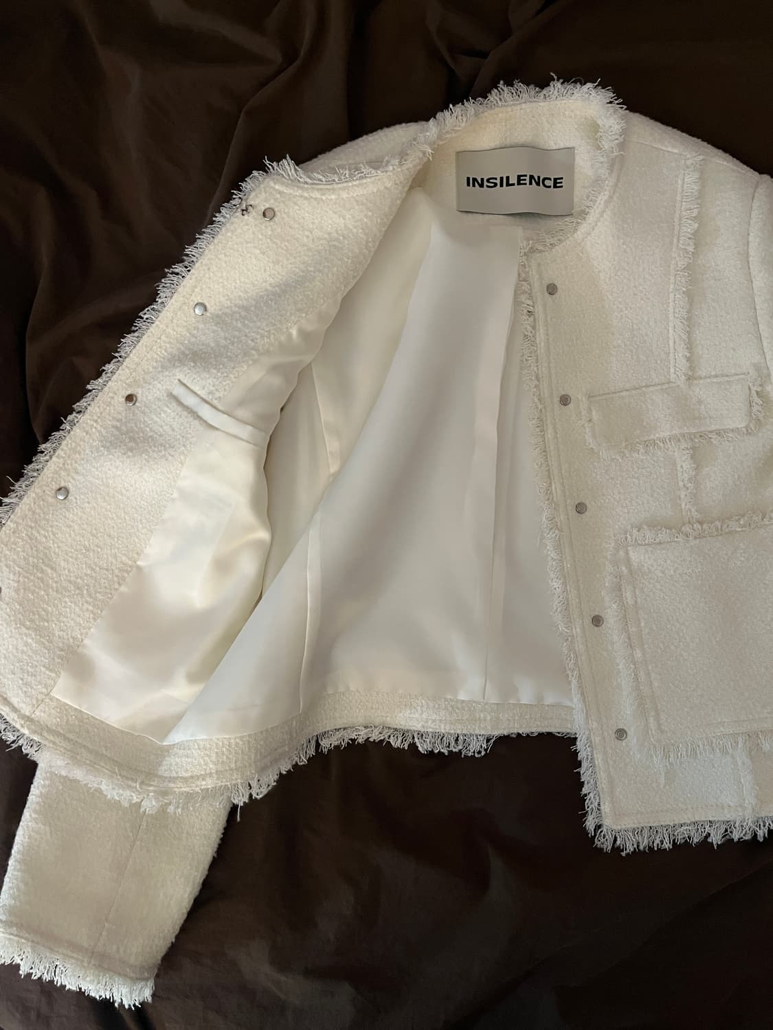 인사일런스 우먼 트위드 자켓 상품이미지3