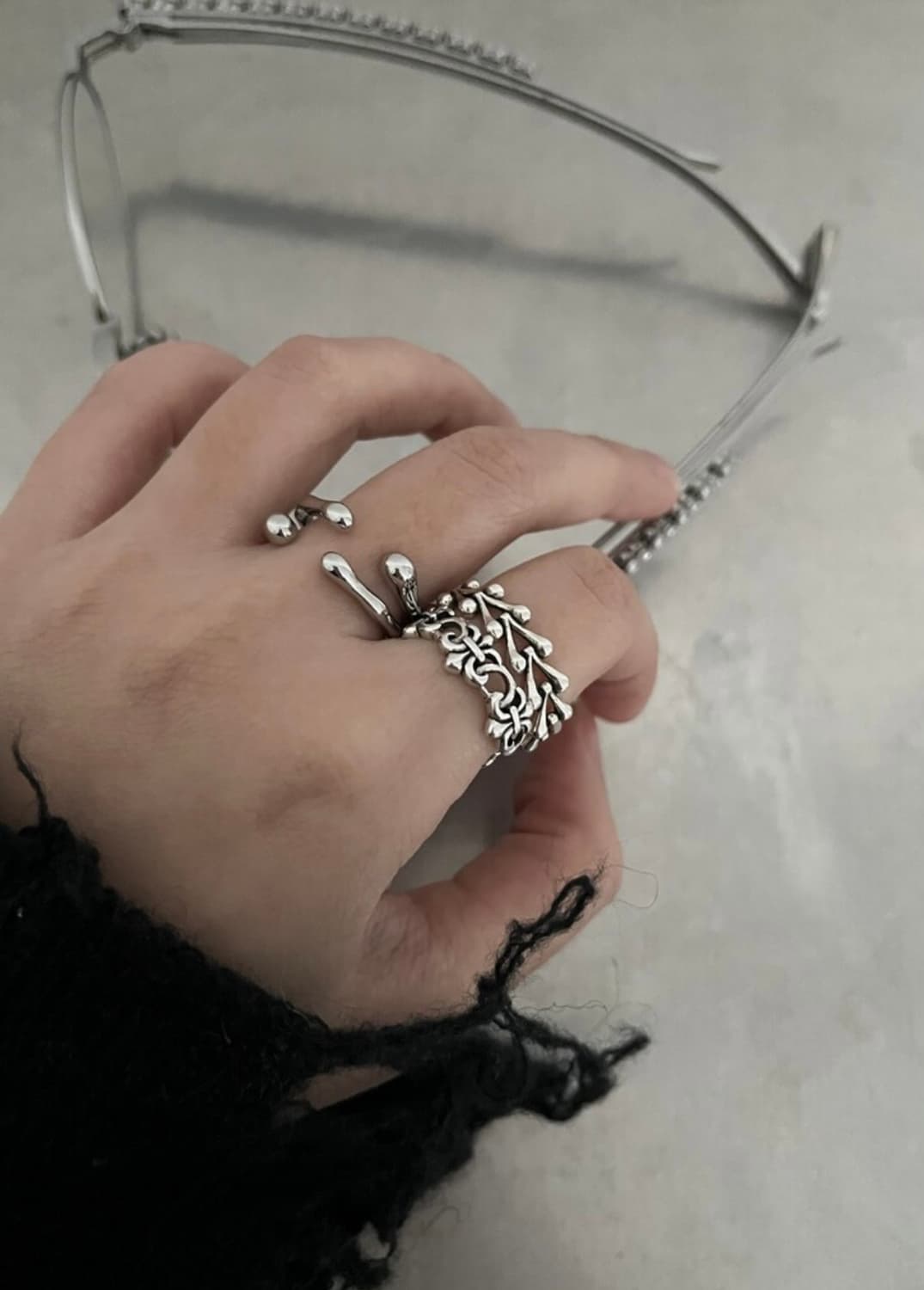 <새상품>실버925 반지 오픈링 빈티지링 은반지 실버반지 상품이미지5