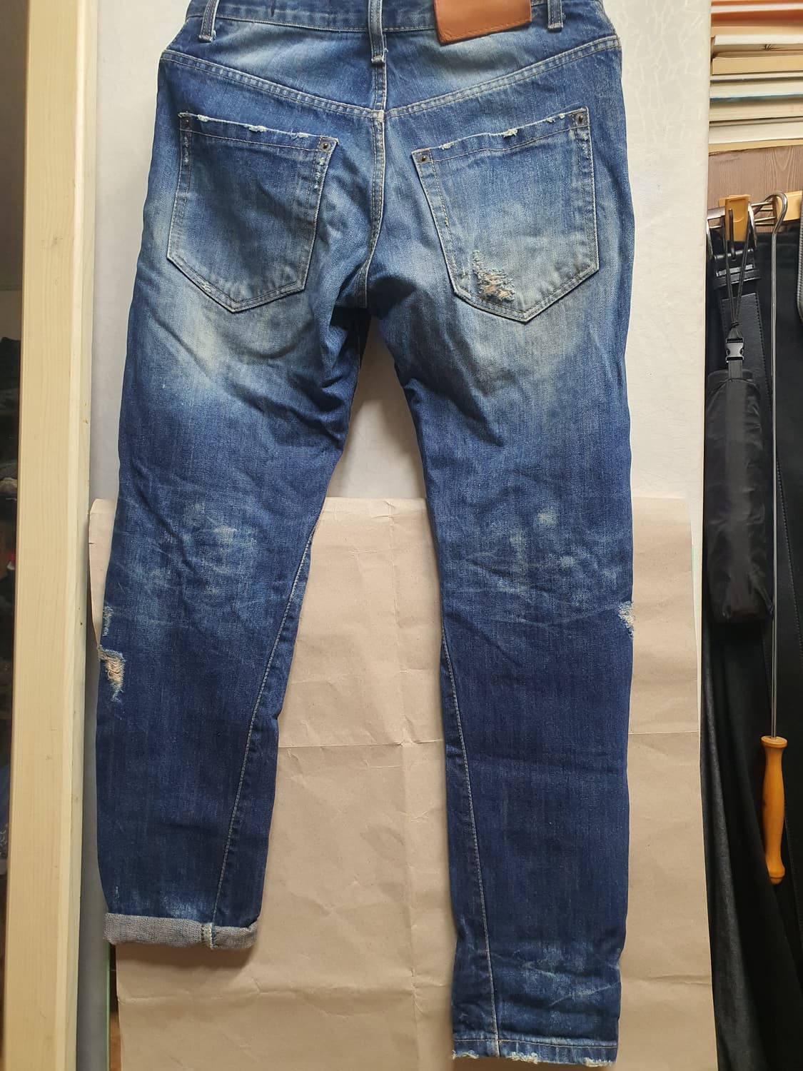 빈티지 워싱 데님진 29 상품이미지7