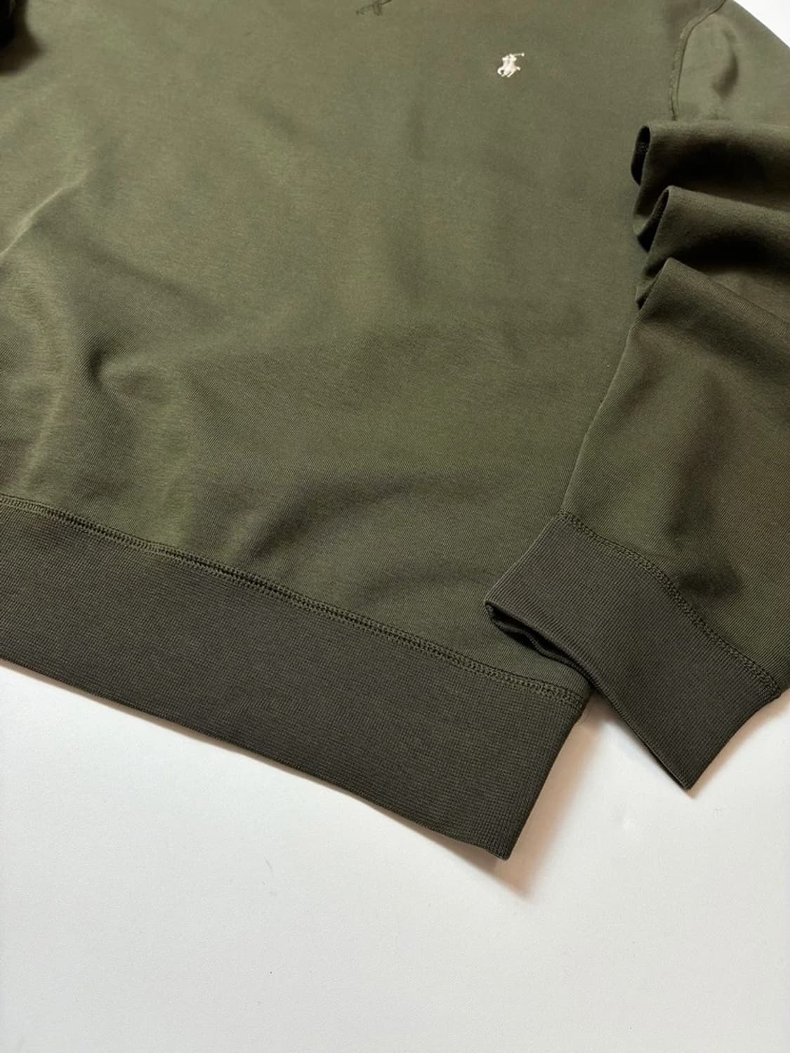 폴로 랄프로렌 로고 카키 크루넥 맨투맨 PN8908 상품이미지4