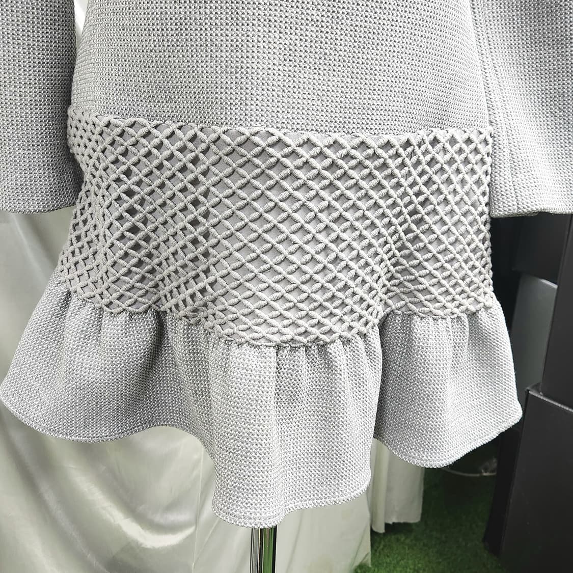 SISLEY 오리지널 니트 플레어 드레스🤍 허리라인 착붙 실루엣
 상품이미지6