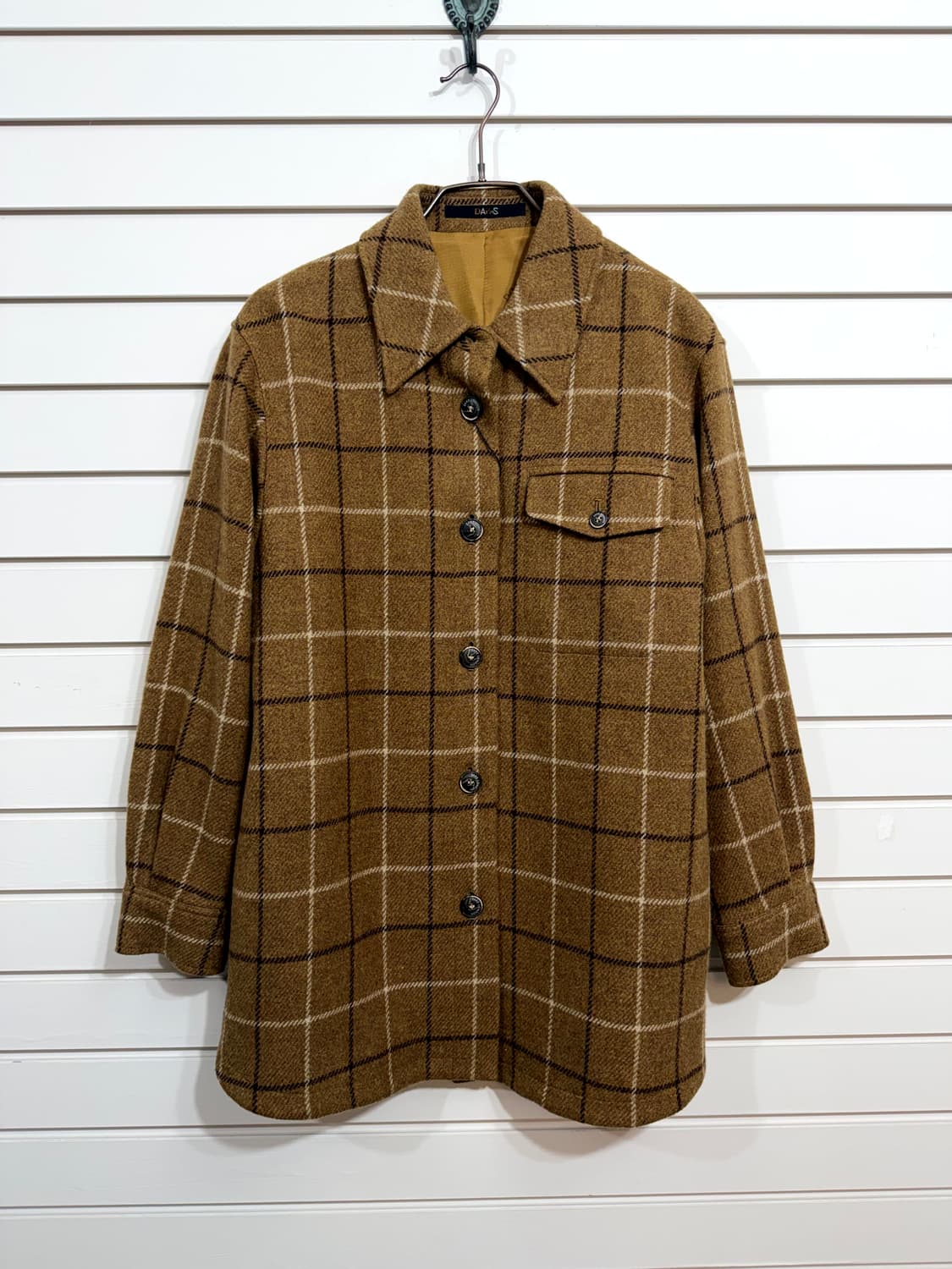 DAKS 닥스 울 체크셔츠 (Made In Japan) 상품이미지1